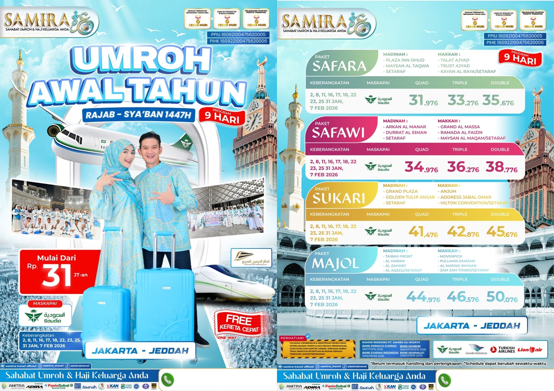 Umroh 9D Jan'26 Jakarta - Jeddah_Saudia Airlines