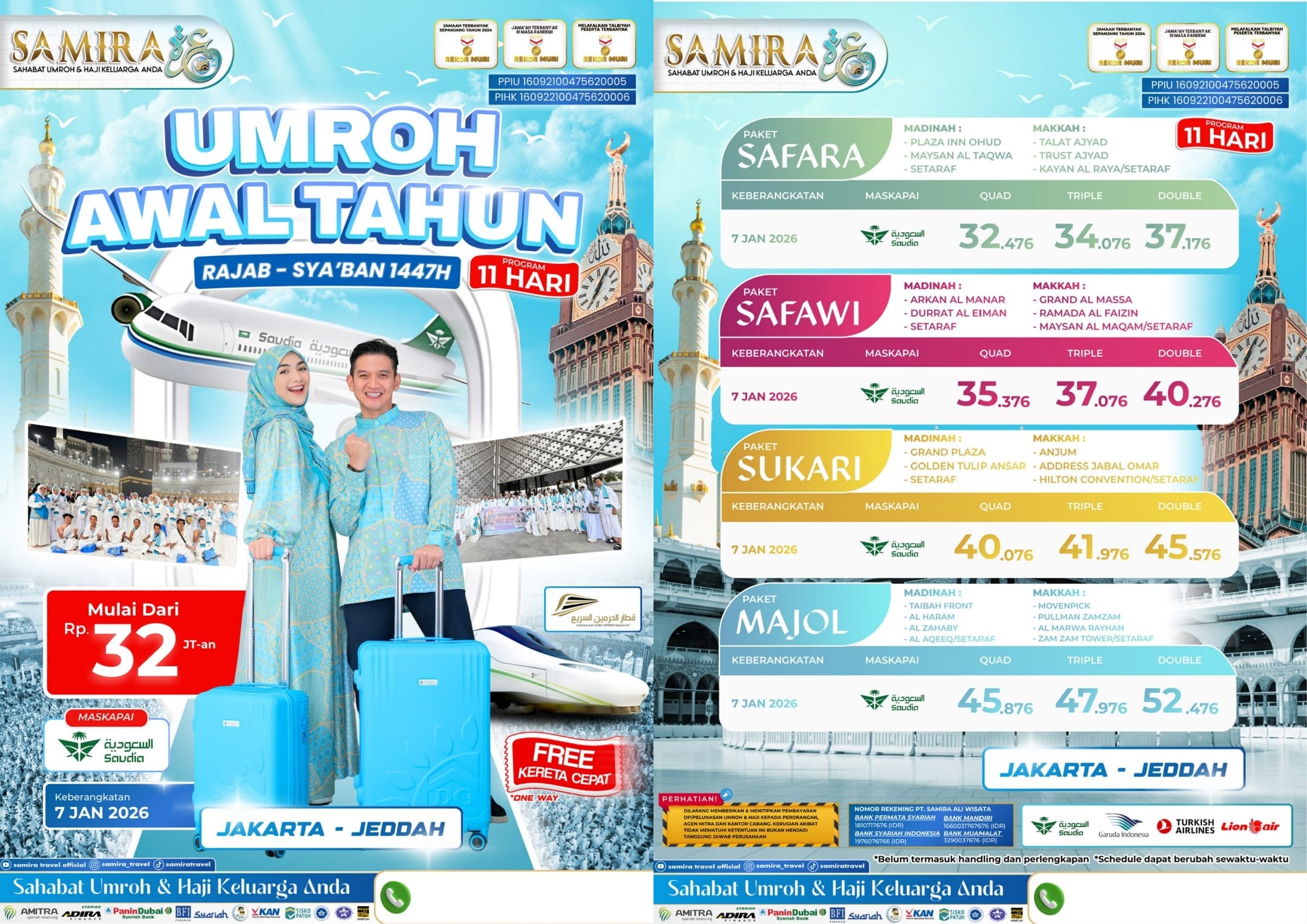 Umroh 11D Jan'26 Jakarta - Jeddah_Saudia Airlines