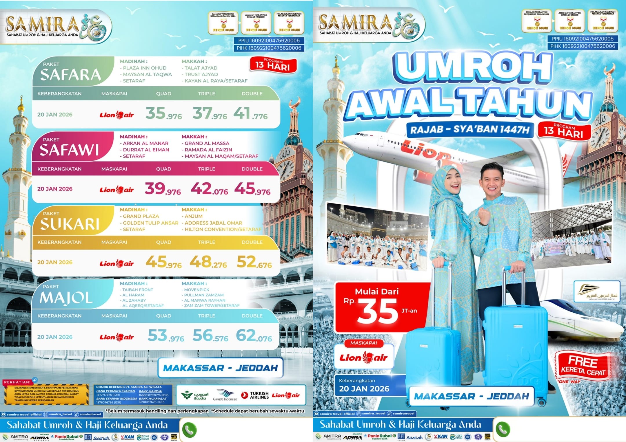 Umroh 13D Jan'26 Makasar - Jeddah_LION Premium