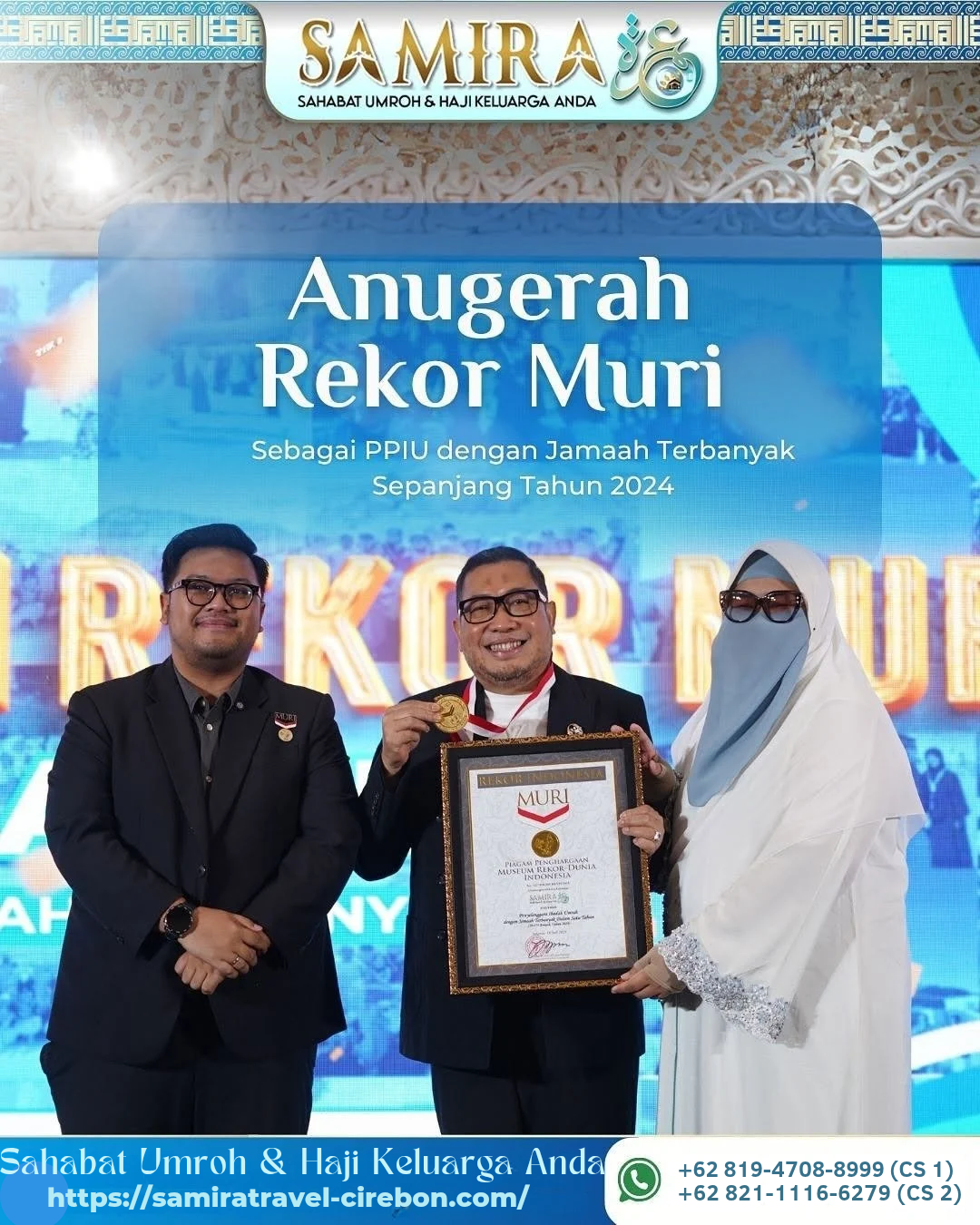 PENGHARGAAN REKOR MURI KE 3 SAMIRA TRAVEL