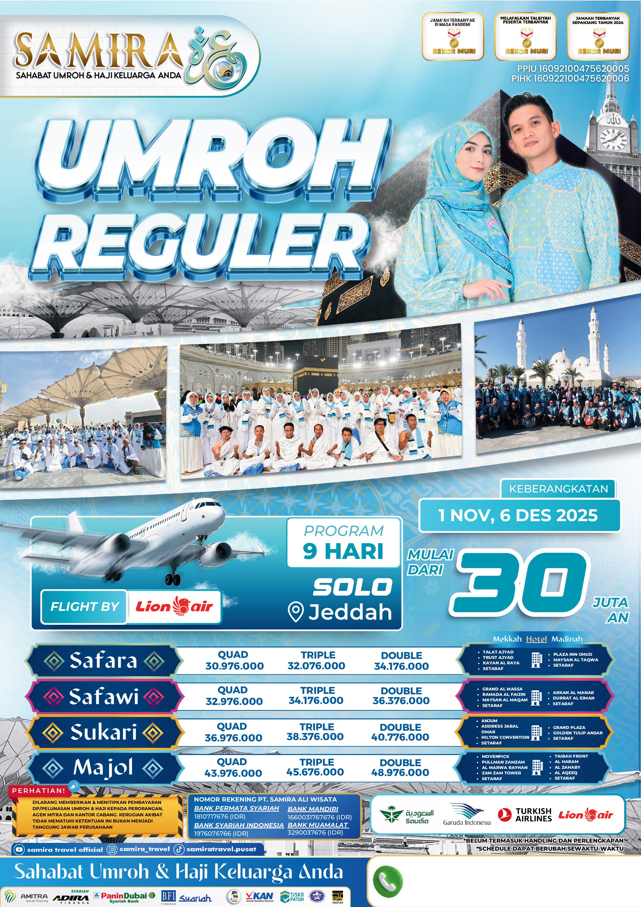 Umroh 9D nov'25 Solo - Jeddah_LION Air Premium